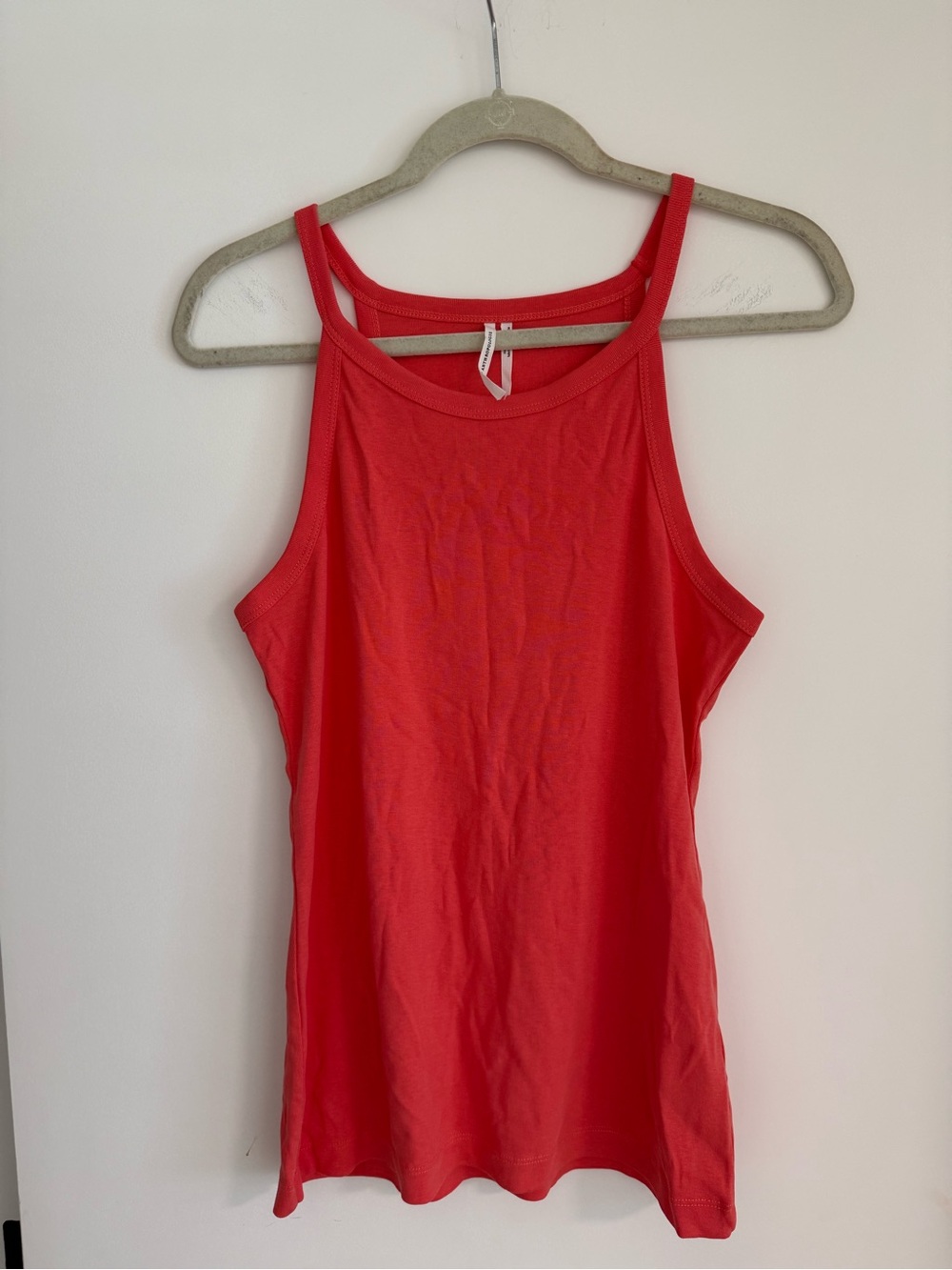 NWT Anthropologie Coral Racerback Tank Top M